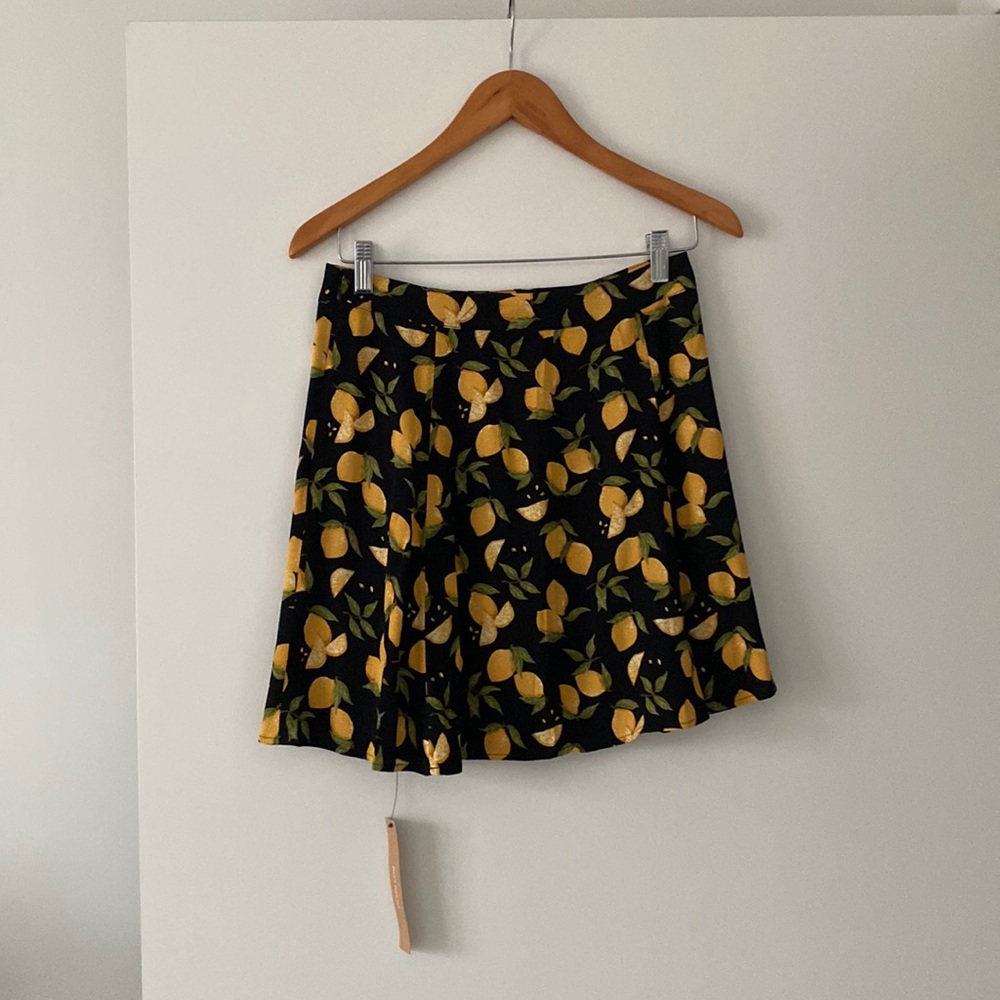 Reformation Flounce Skirt - Lemon Drop